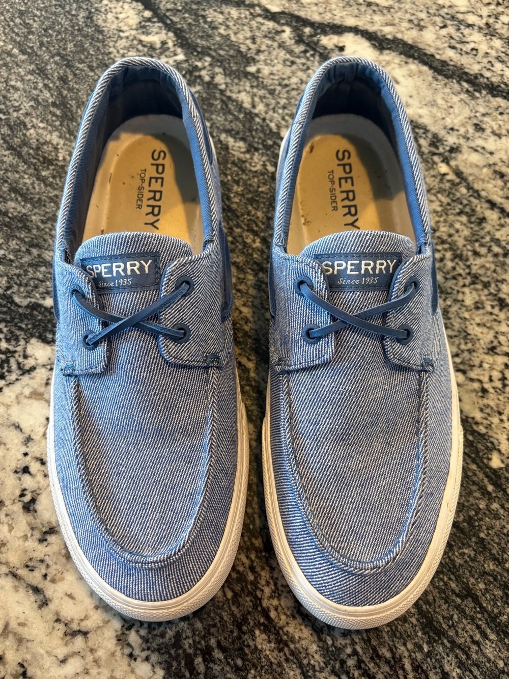Sperry 2-Eye Sneaker Royal/White Stripe